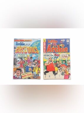 Vintage Archie Comic Lot (2) Little Archie#97 1978+Radio Shack Electronics Comic